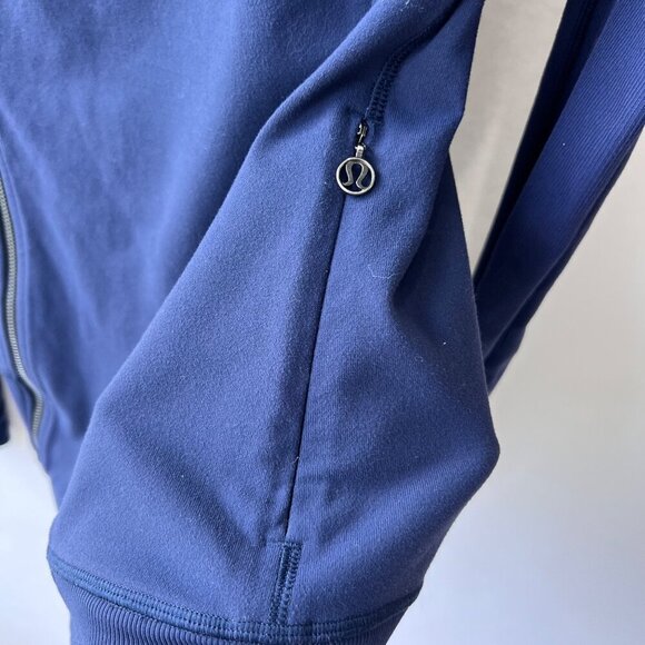 Lululemon Bhakti Yoga Jacket, Blue, Size 10 P12 - Picture 11 of 12